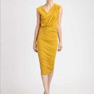 Donna Karan twist drape dress